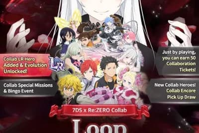 The Seven Deadly Sins: Grand Cross 7DS x Re:ZERO : New Heroes and LR Evolution news image