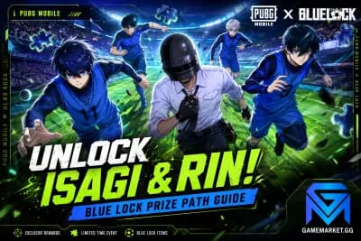 PUBG Mobile Unlock Isagi & Rin! Blue Lock Prize Path Guide news image