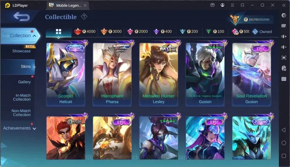 Mobile Legends: Bang Bang Accounts Global|Hero 132|Legend Franco|Collab Xavier+Vale|S image 13