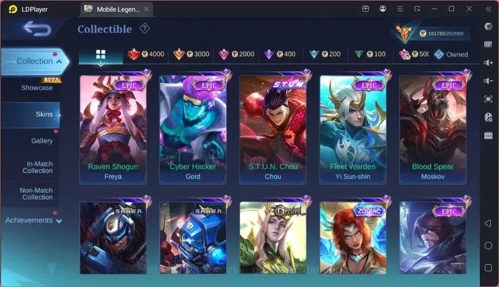 Mobile Legends: Bang Bang Accounts Global|Hero 132|Legend Franco|Collab Xavier+Vale|S image 17