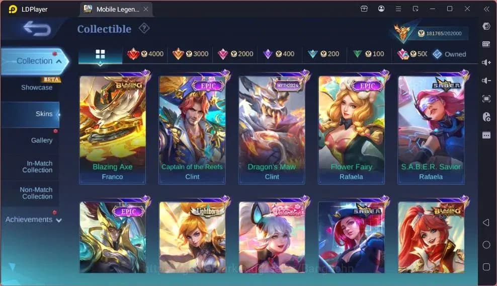 Mobile Legends: Bang Bang Accounts Global|Hero 132|Legend Franco|Collab Xavier+Vale|S image 19