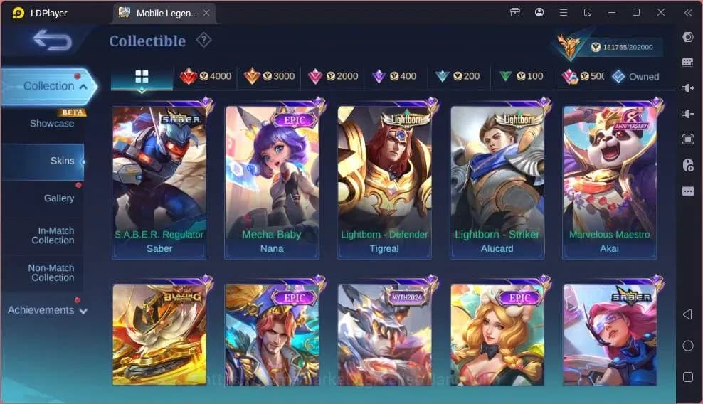 Mobile Legends: Bang Bang Accounts Global|Hero 132|Legend Franco|Collab Xavier+Vale|S image 20