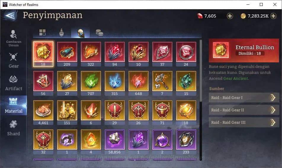 Watcher of Realms Accounts Global 60x|Lv85|7,2K Gems|7,5M Power|9 Lord [Ingri image 17