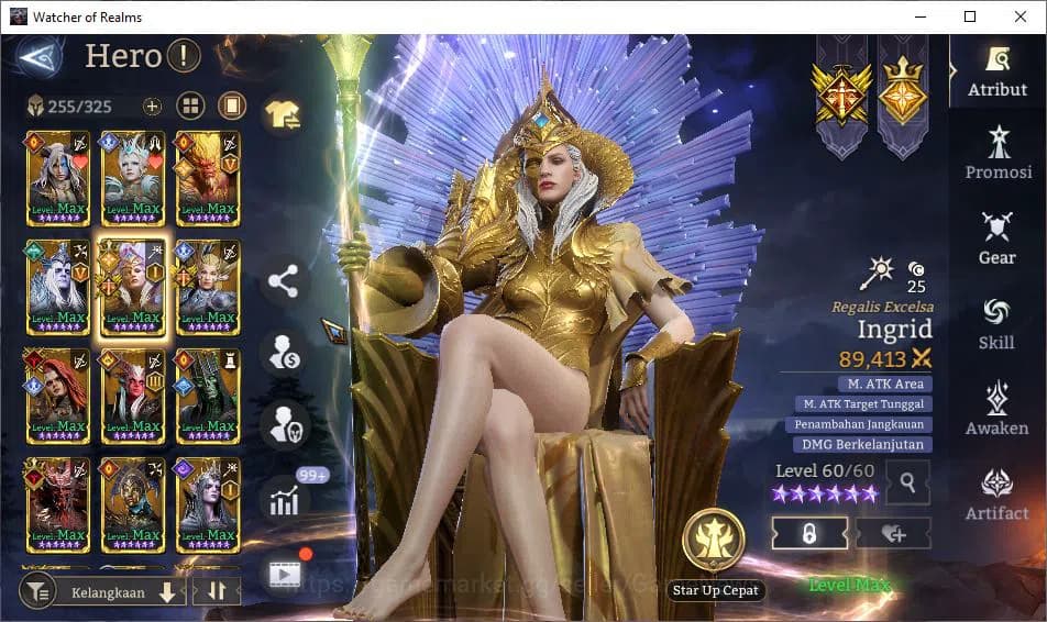 Watcher of Realms Accounts Global 60x|Lv85|7,2K Gems|7,5M Power|9 Lord [Ingri image 7