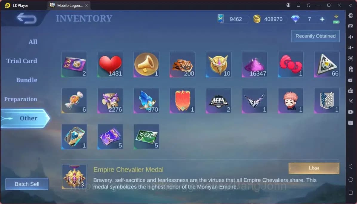 Mobile Legends: Bang Bang Accounts GLOBAL Hero 130 Skin 244|Transformers Roger|CC Bad image 10