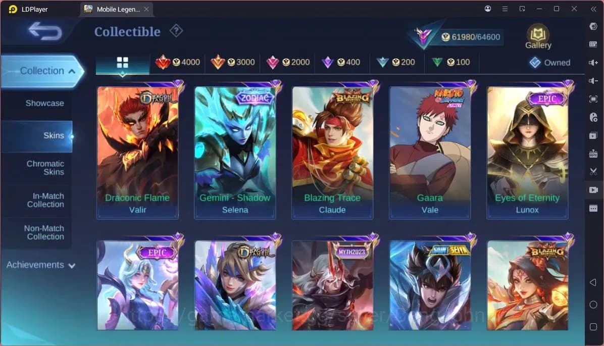 Mobile Legends: Bang Bang Accounts GLOBAL Hero 130 Skin 244|Transformers Roger|CC Bad image 3
