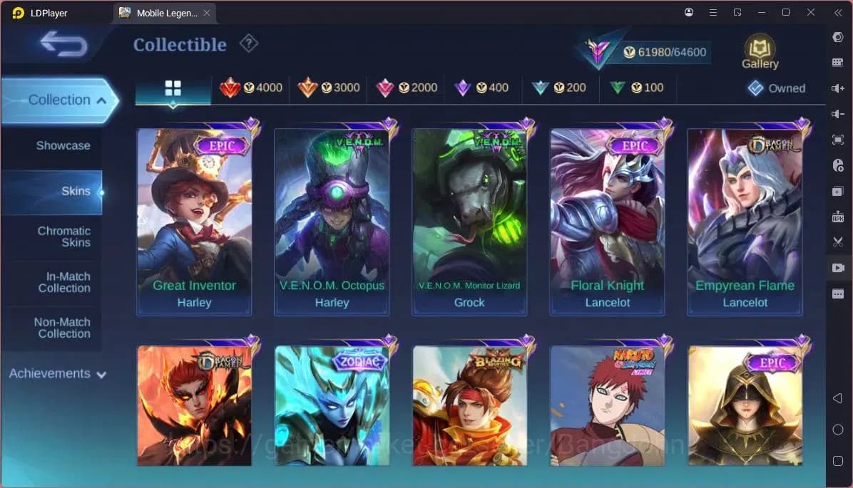 Mobile Legends: Bang Bang Accounts GLOBAL Hero 130 Skin 244|Transformers Roger|CC Bad image 4