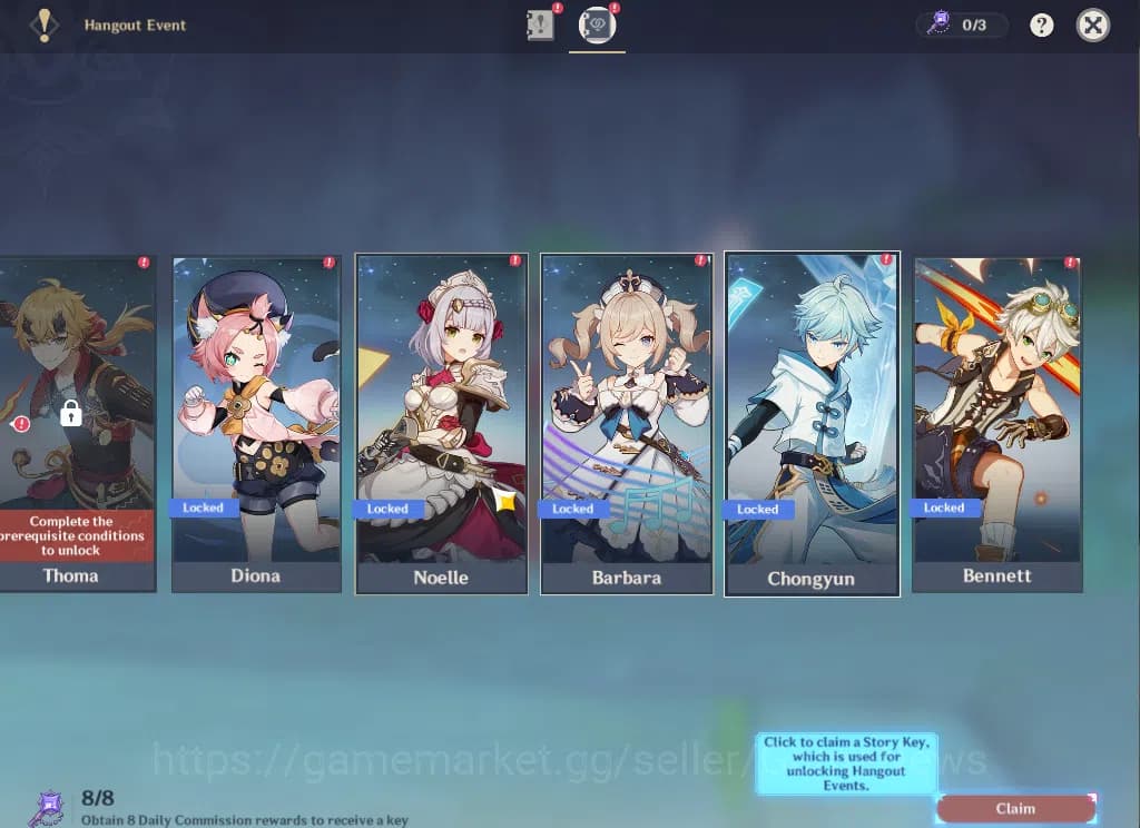 Genshin Impact Accounts ASIA|AR 46|2 Limited +2(*5Weapon)|Chasca+Sign,Linn image 12