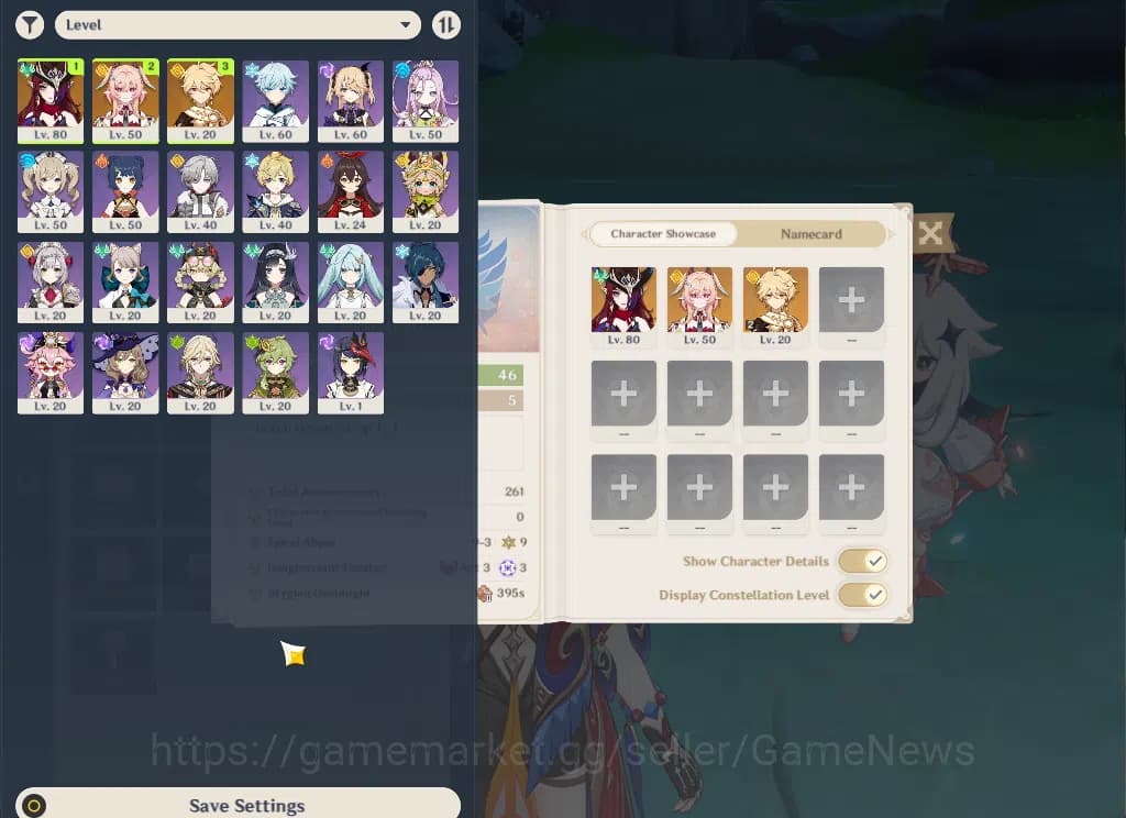 Genshin Impact Accounts ASIA|AR 46|2 Limited +2(*5Weapon)|Chasca+Sign,Linn image 2