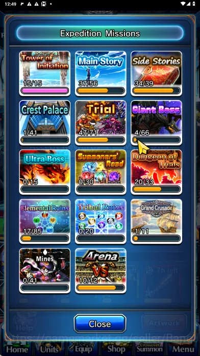 Grand Summoners Accounts GLOBAL | Ascend 21 | Houka TW, Roy, Mikoto, Summer image 2