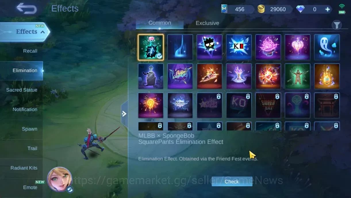 Mobile Legends: Bang Bang Accounts Hero 122|Skin 160|High Glory 63|KOF Karina,Spongeb image 16