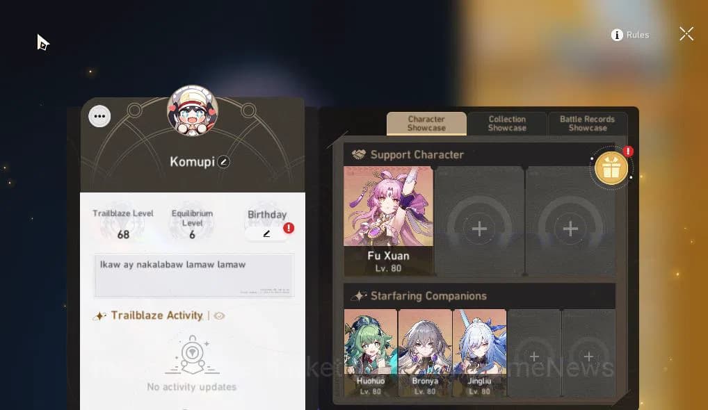 Honkai Star Rail Accounts Asia|TL 68|4 Limited| Kafka+Sign, Huohuo, Jingliu, image 2