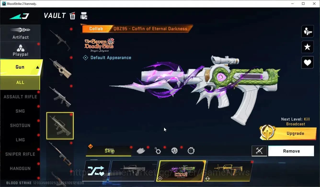 Blood Strike Accounts ASIA|MELE Scythe-Luna+Collab 7DS[AK47,Karl98,QBZ95 image 10