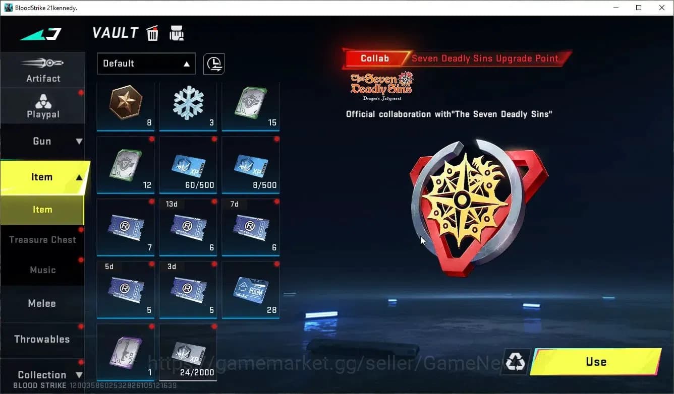 Blood Strike Accounts ASIA|MELE Scythe-Luna+Collab 7DS[AK47,Karl98,QBZ95 image 20