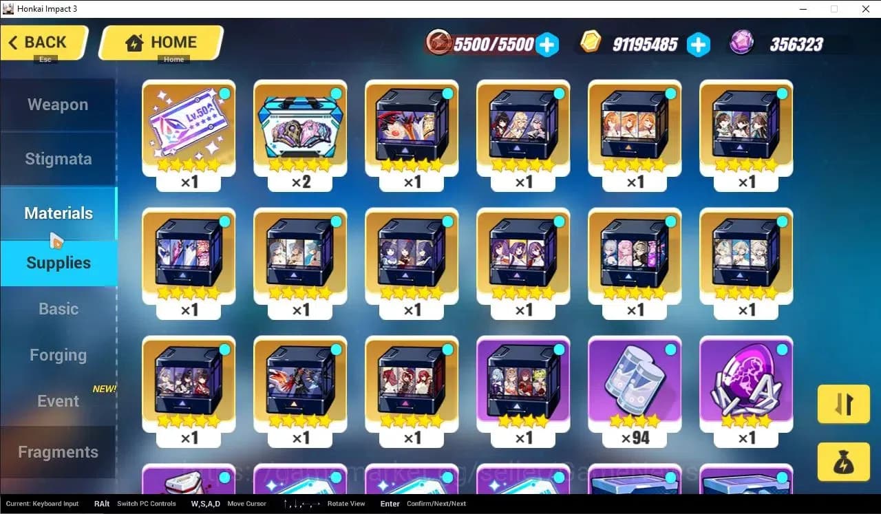 Honkai Impact 3rd Accounts SEA Lv80| 9 Fullset (SeeleHoRe,RitaME,CoralieBFDD, image 13