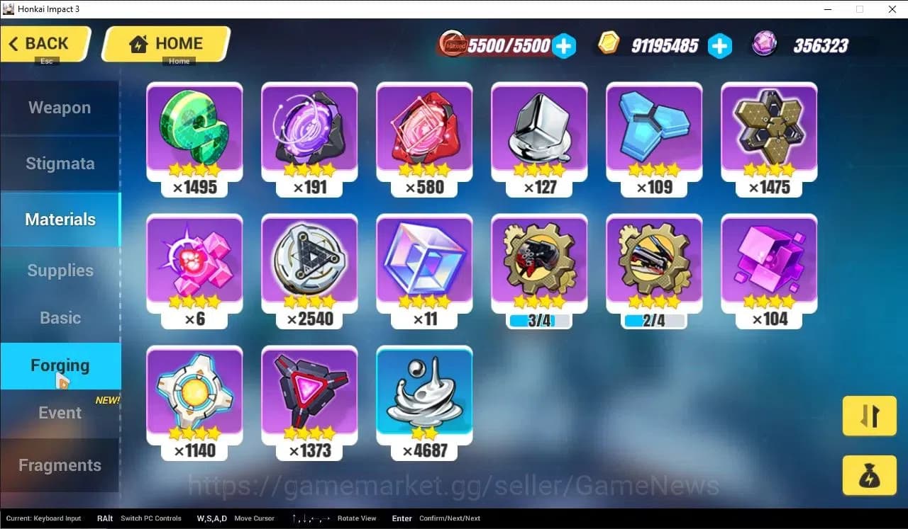 Honkai Impact 3rd Accounts SEA Lv80| 9 Fullset (SeeleHoRe,RitaME,CoralieBFDD, image 15