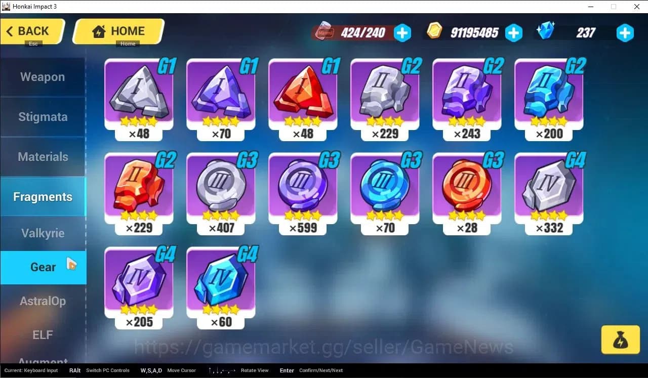 Honkai Impact 3rd Accounts SEA Lv80| 9 Fullset (SeeleHoRe,RitaME,CoralieBFDD, image 18