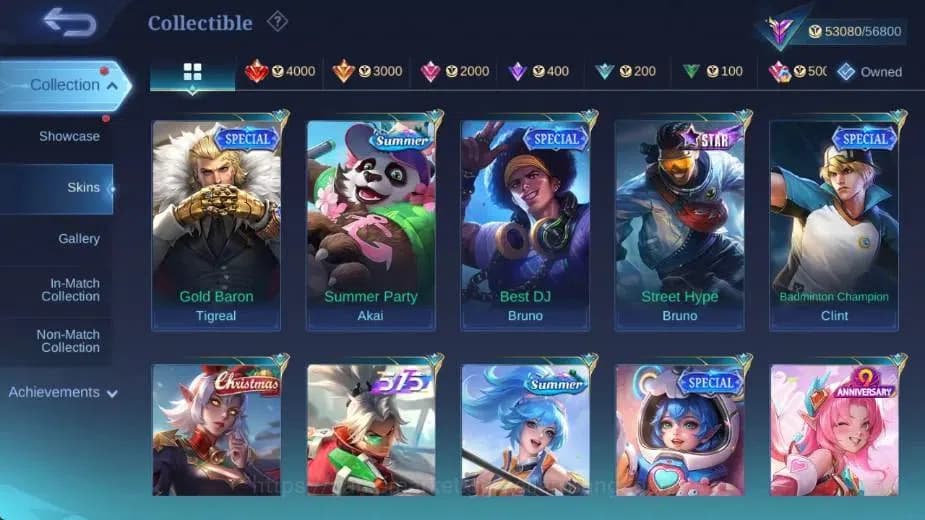 Mobile Legends: Bang Bang Accounts Global|Hero 114|Skin 220|Renowned|CC Natalia|KOF K image 15