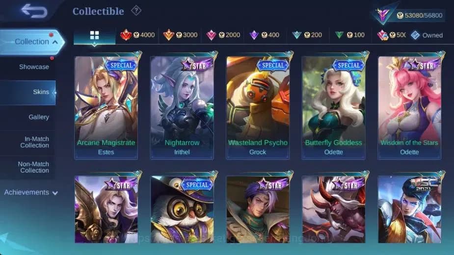 Mobile Legends: Bang Bang Accounts Global|Hero 114|Skin 220|Renowned|CC Natalia|KOF K image 17