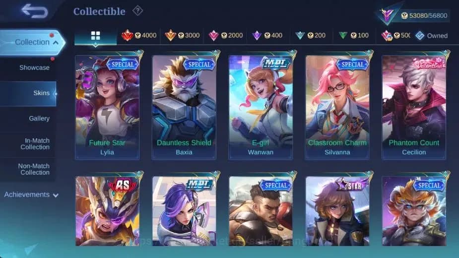 Mobile Legends: Bang Bang Accounts Global|Hero 114|Skin 220|Renowned|CC Natalia|KOF K image 19