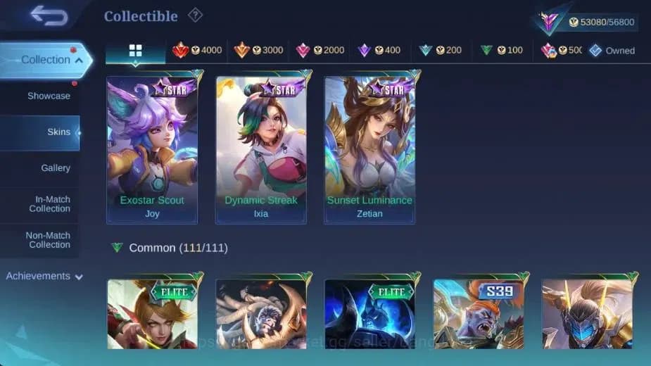 Mobile Legends: Bang Bang Accounts Global|Hero 114|Skin 220|Renowned|CC Natalia|KOF K image 20