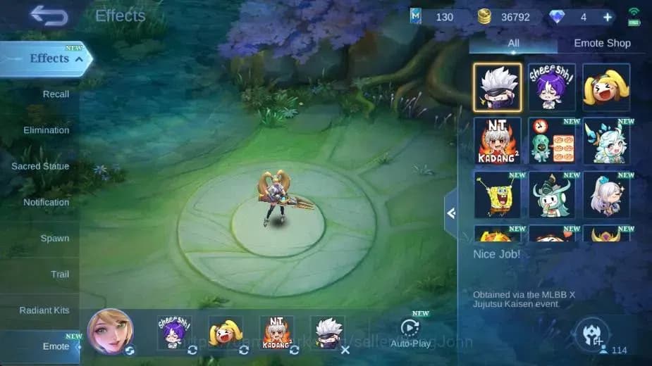 Mobile Legends: Bang Bang Accounts Global|Hero 114|Skin 220|Renowned|CC Natalia|KOF K image 7