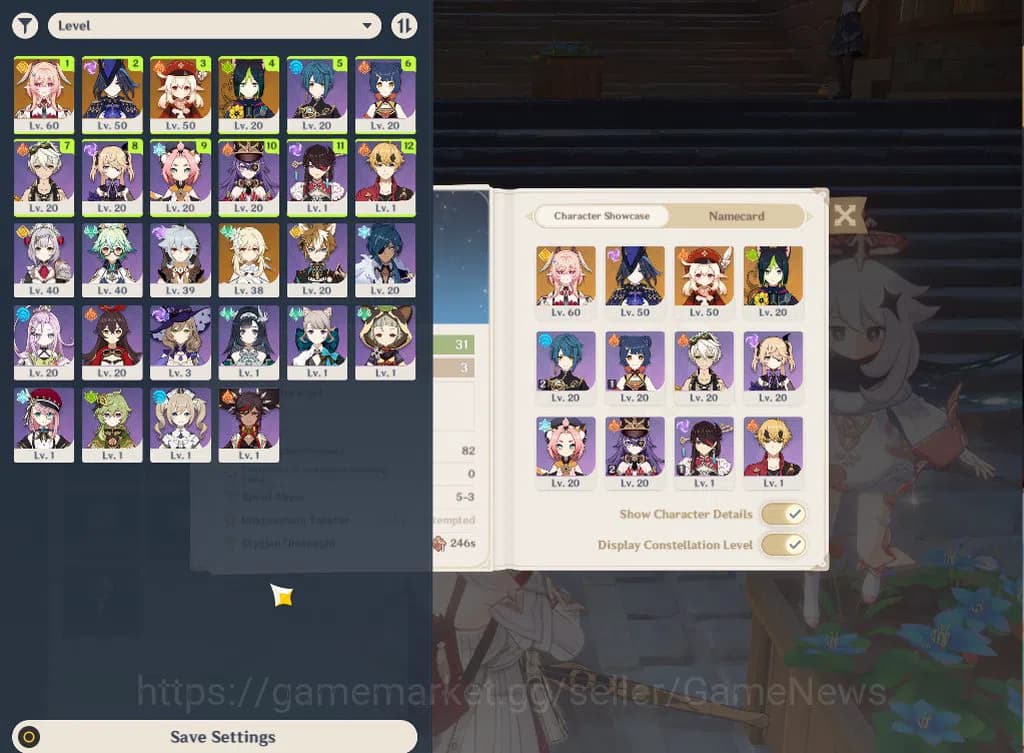 Genshin Impact Accounts ASIA|AR 31|3 Limited+23(*4Character)|Linnea,Clorin image 1