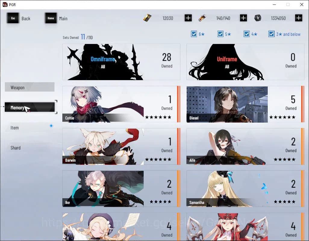 Punishing: Gray Raven Accounts NA | Lv 41 | Ready Gacha | 12K BC+2,8K YC+7,6K Blu image 4