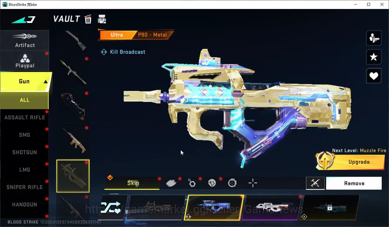 Blood Strike Accounts ASIA|ETERNAL Lv3 Vector,UZI+MELE[BFKnife,DualB,Shu image 10