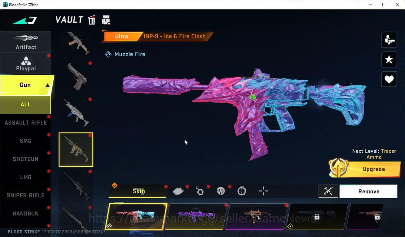 Blood Strike Accounts ASIA|ETERNAL Lv3 Vector,UZI+MELE[BFKnife,DualB,Shu image 12
