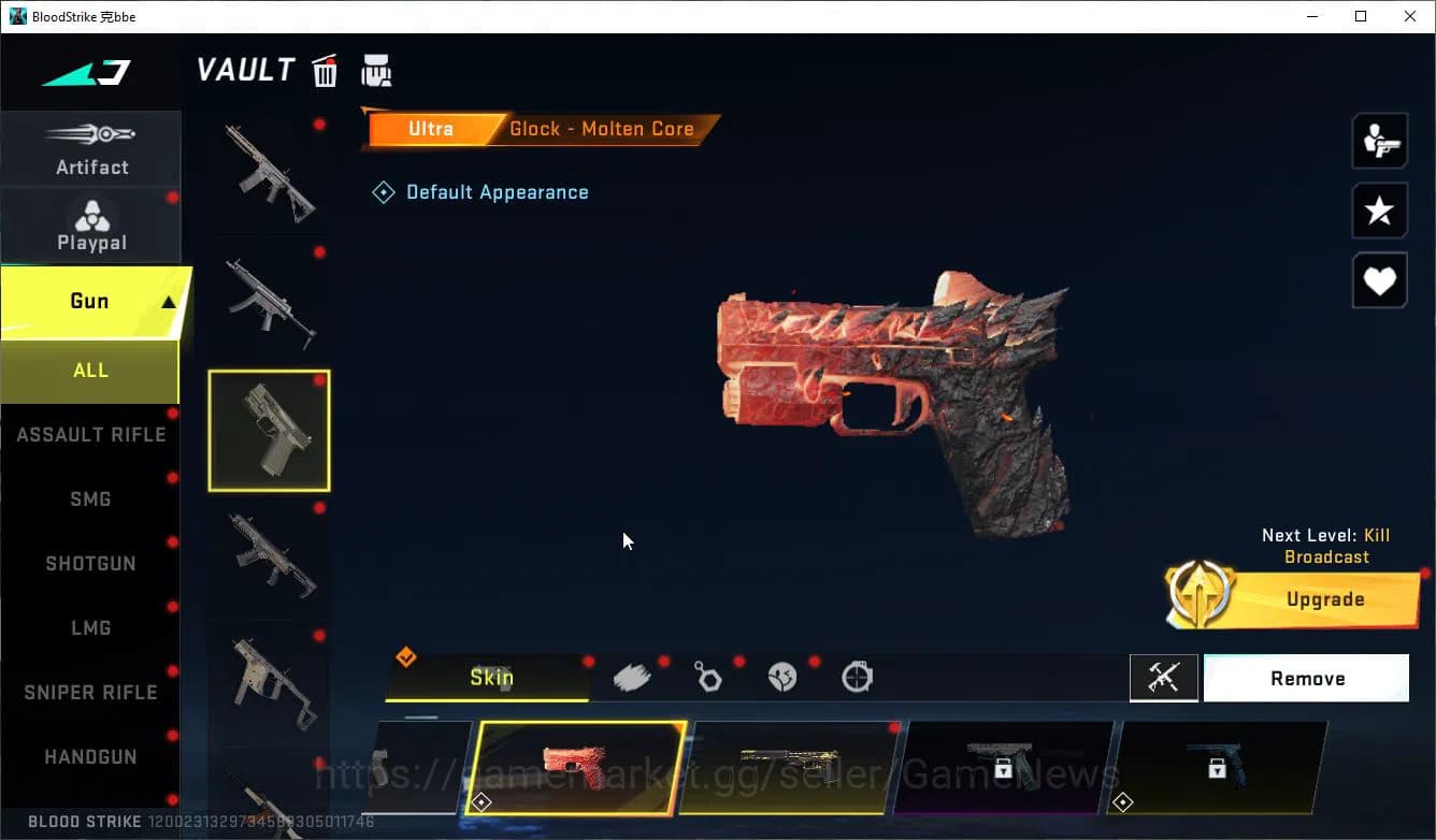 Blood Strike Accounts ASIA|ETERNAL Lv3 Vector,UZI+MELE[BFKnife,DualB,Shu image 14