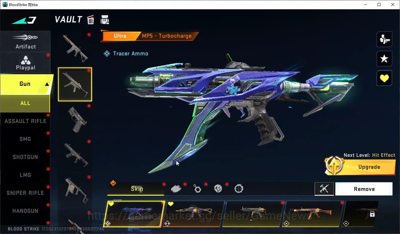 Blood Strike Accounts ASIA|ETERNAL Lv3 Vector,UZI+MELE[BFKnife,DualB,Shu image 16