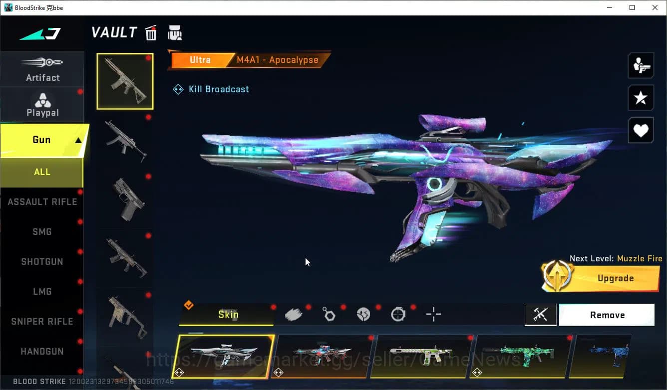Blood Strike Accounts ASIA|ETERNAL Lv3 Vector,UZI+MELE[BFKnife,DualB,Shu image 18