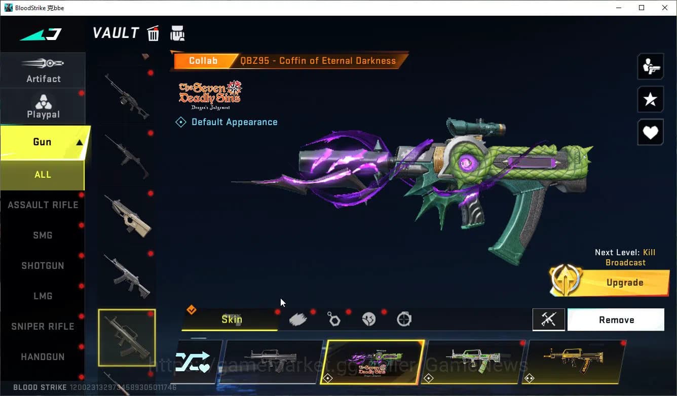 Blood Strike Accounts ASIA|ETERNAL Lv3 Vector,UZI+MELE[BFKnife,DualB,Shu image 19