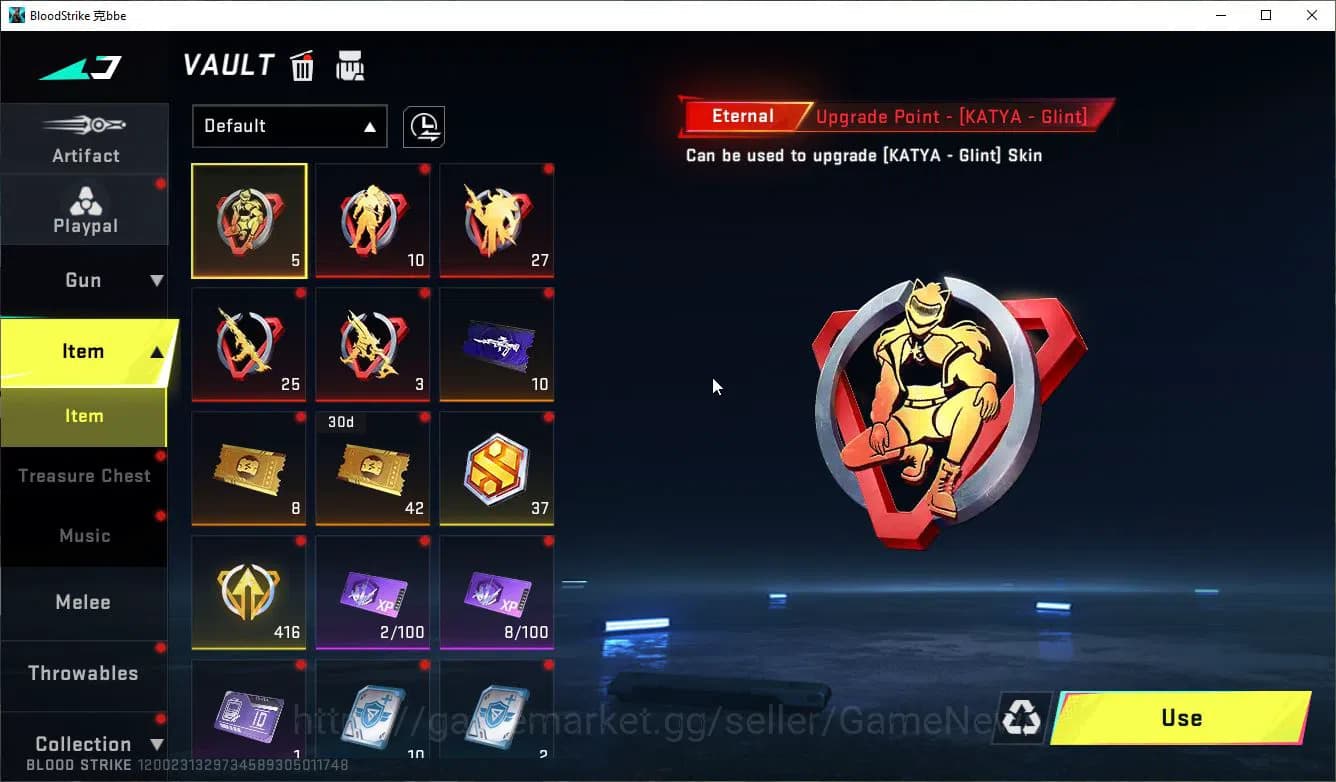 Blood Strike Accounts ASIA|ETERNAL Lv3 Vector,UZI+MELE[BFKnife,DualB,Shu image 6