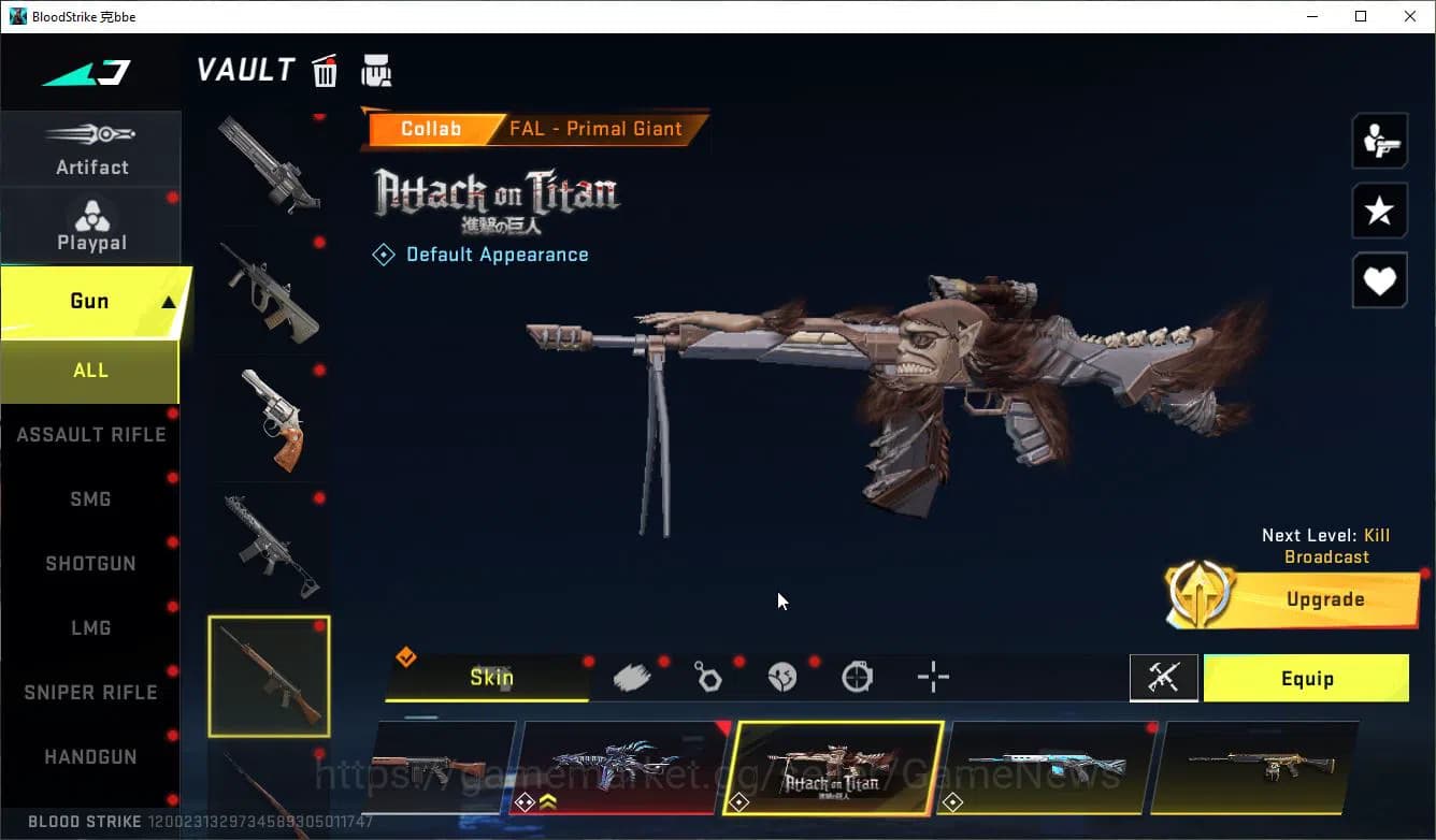 Blood Strike Accounts ASIA|ETERNAL Lv3 Vector,UZI+MELE[BFKnife,DualB,Shu image 8