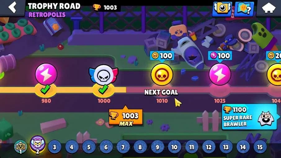 Brawl Stars Accounts 1003 Trophy|14 Brawlers 3 Max Lvl [Edgar,Emz,Shell image 10