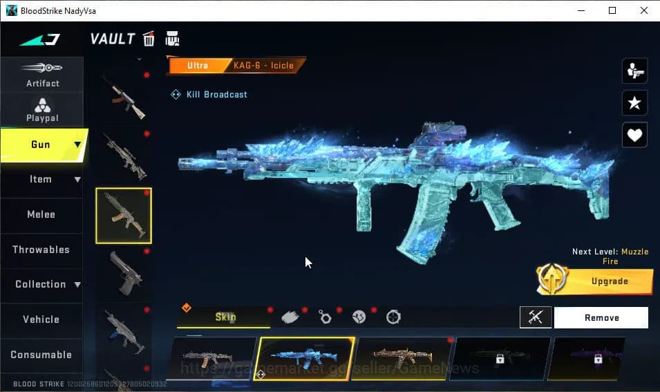 Blood Strike Accounts ASIA|Melee ULTRA Butterfly Knife-Starfall|10 ULTRA image 12
