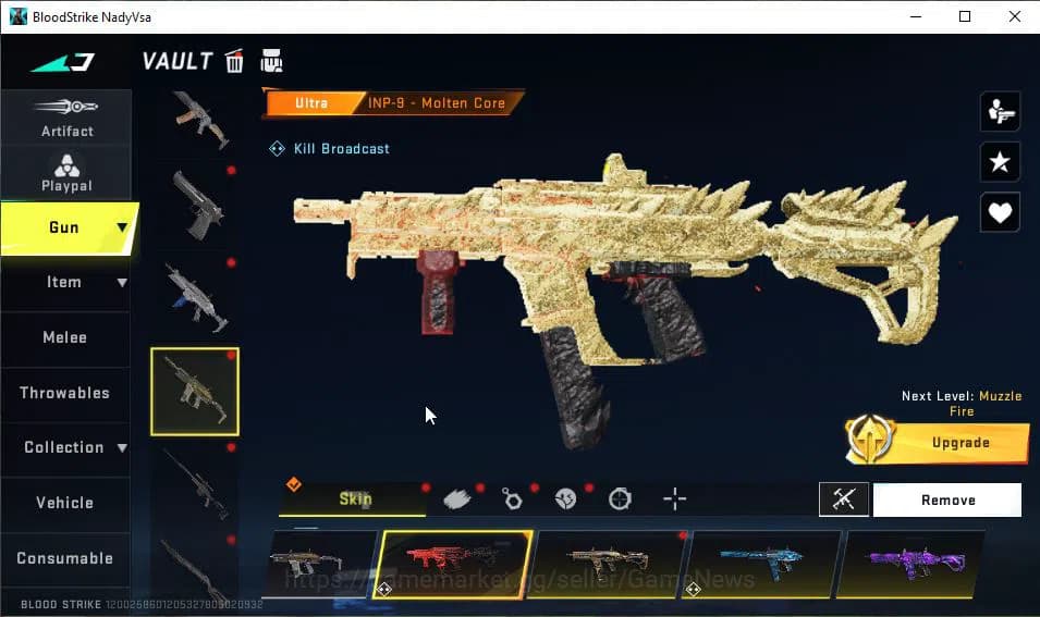 Blood Strike Accounts ASIA|Melee ULTRA Butterfly Knife-Starfall|10 ULTRA image 13