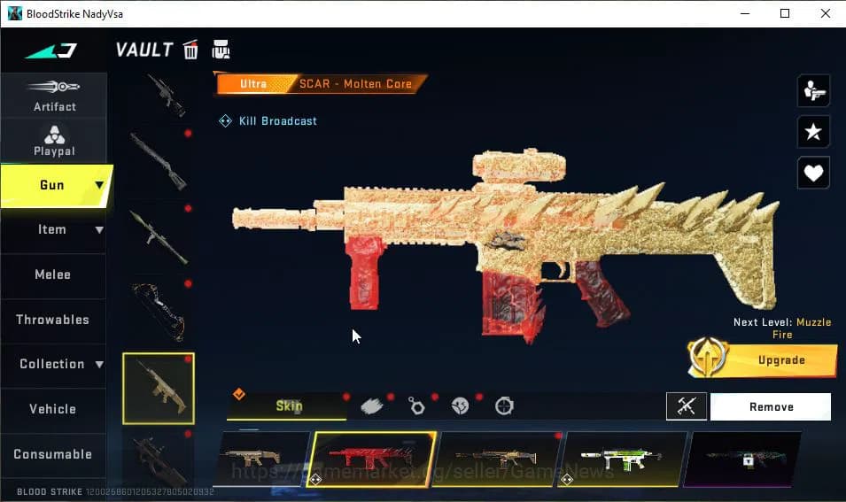 Blood Strike Accounts ASIA|Melee ULTRA Butterfly Knife-Starfall|10 ULTRA image 14