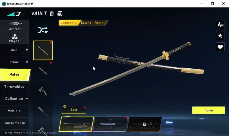 Blood Strike Accounts ASIA|Melee ULTRA Butterfly Knife-Starfall|10 ULTRA image 16