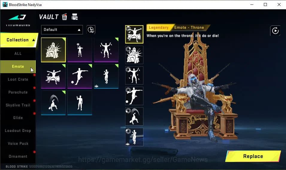 Blood Strike Accounts ASIA|Melee ULTRA Butterfly Knife-Starfall|10 ULTRA image 7