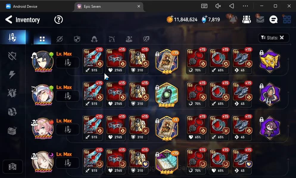 Epic Seven Accounts GLOBAL UNVERIF|New Era|4 ML(LH Cermia,Har Setti,Et image 10