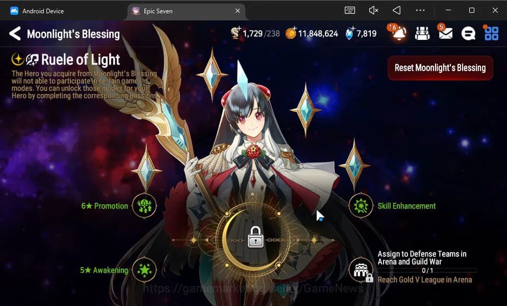 Epic Seven Accounts GLOBAL UNVERIF|New Era|4 ML(LH Cermia,Har Setti,Et image 11