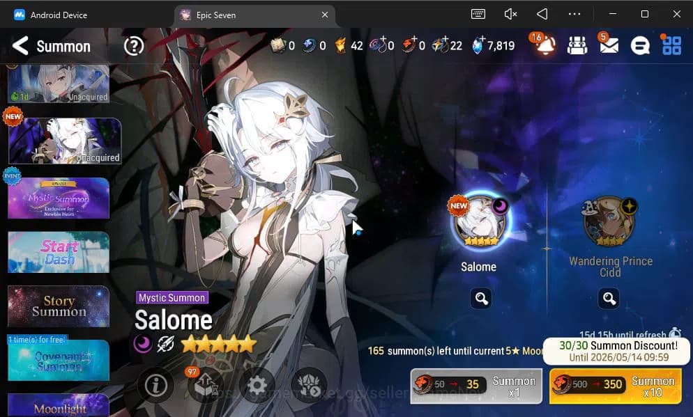 Epic Seven Accounts GLOBAL UNVERIF|New Era|4 ML(LH Cermia,Har Setti,Et image 13