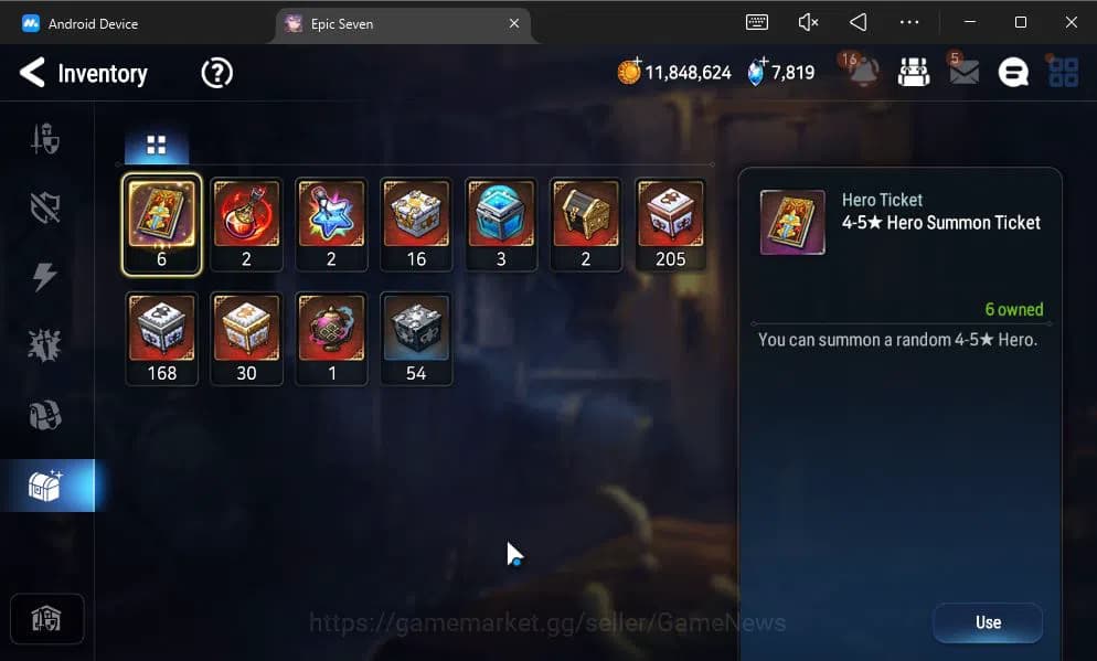 Epic Seven Accounts GLOBAL UNVERIF|New Era|4 ML(LH Cermia,Har Setti,Et image 5