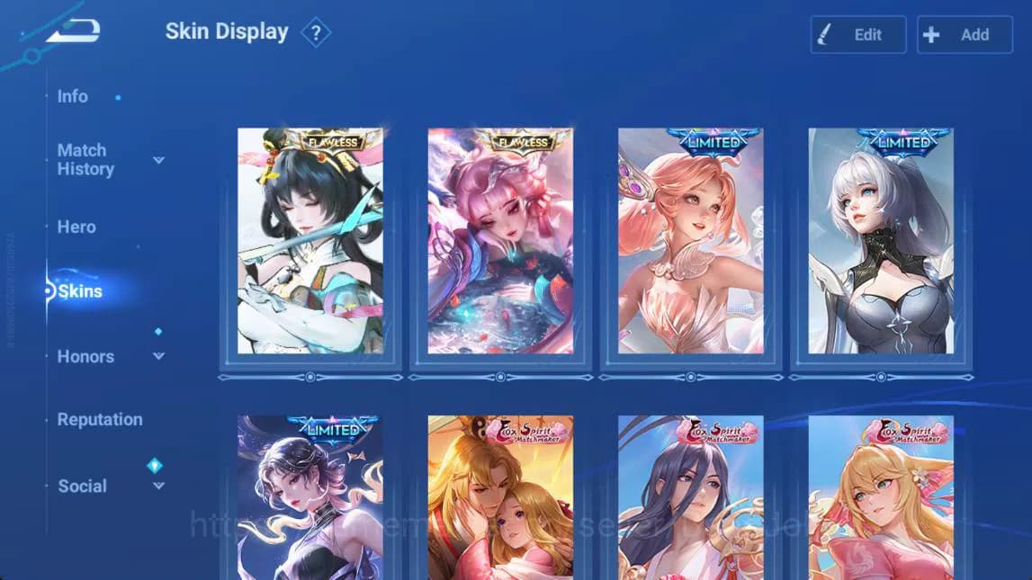Honor of Kings Accounts GLOBAL | hero 112, skin 154 | flawless arli+daji, image 11