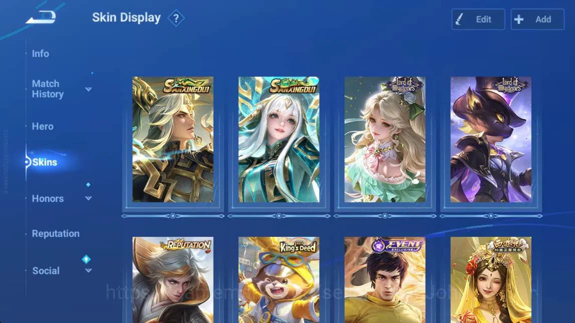 Honor of Kings Accounts GLOBAL | hero 112, skin 154 | flawless arli+daji, image 2