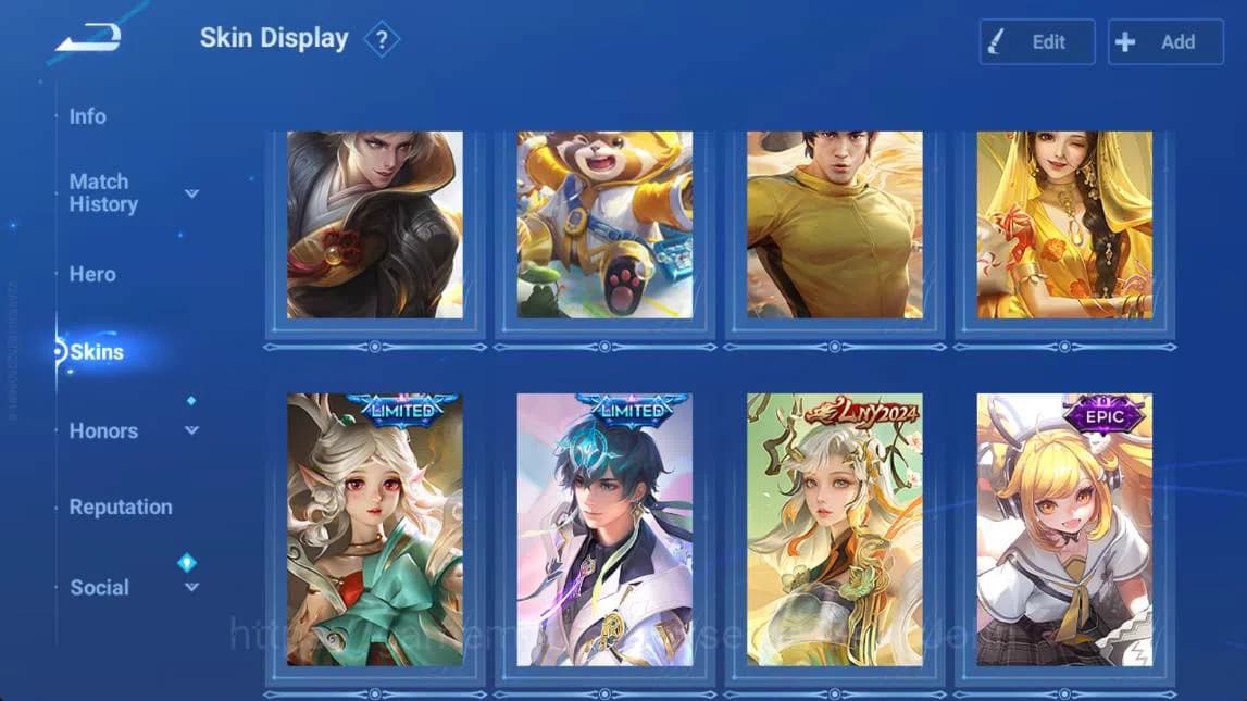 Honor of Kings Accounts GLOBAL | hero 112, skin 154 | flawless arli+daji, image 3