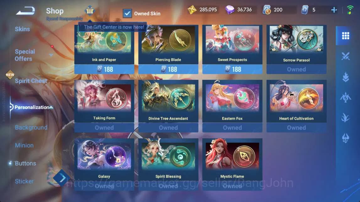 Honor of Kings Accounts GLOBAL | hero 112, skin 154 | flawless arli+daji, image 4